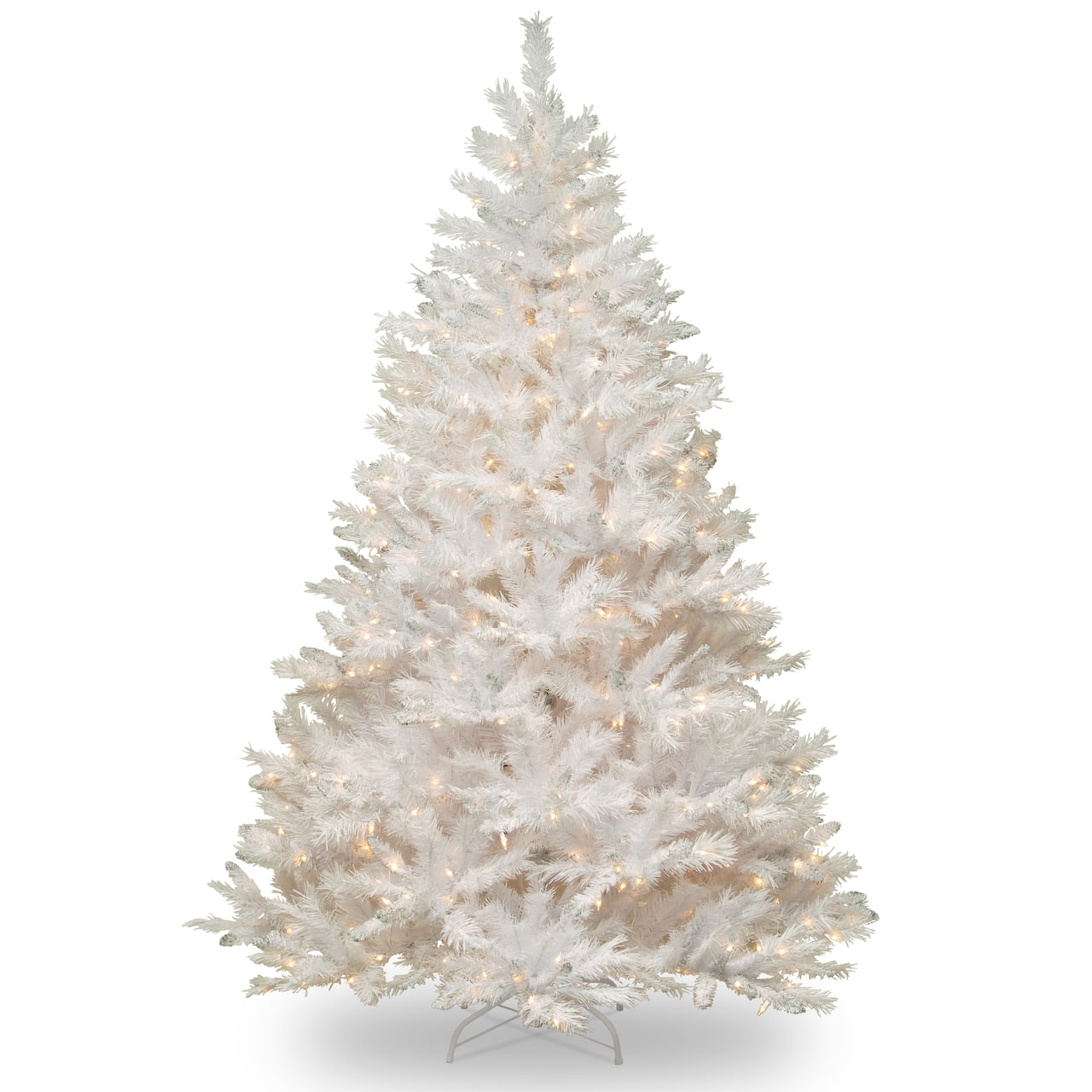 6.5ft. Pre-Lit Winchester White Pine Artificial Christmas Tree, Clear Lights